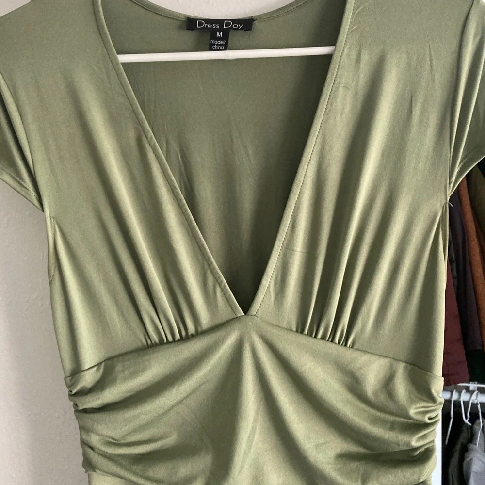 Baltic born dress in eucalyptus - Picture 2 of 4